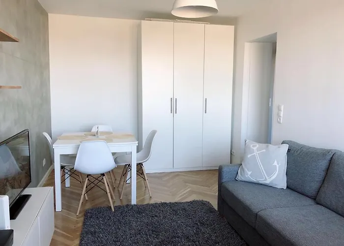 Seaview Apartament Z Balkonem I Widokiem Na Morze - Praia Sopot